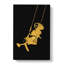 Banksy In Gold Girl On Swing - Wrapped Canvas Print-61886194