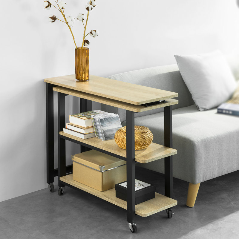 Giza Side Table with Storage, Natural