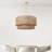 Luminous Rattan Pendant Light - Natural Drum 1-Light Polished Handwoven Dimmable Hanging Light For Kitchen Island, Kitchen, Dining Room, Living Room, Bedroom, Hallway or Covered Patio in Modern, Farmhouse & Boho Style-165702560-192548980-165702575