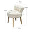 Solid + Manufactured Wood Accent Stool