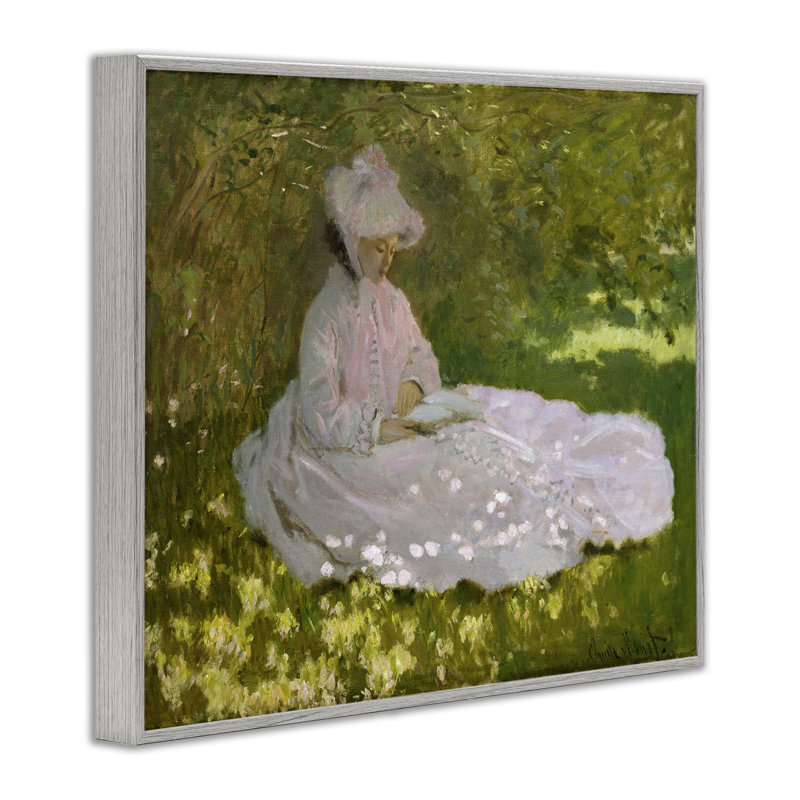 Giclée au printemps classique par Mon1000paintings, Estampe numérique Farmhouse, H 11 po x l 14 po
