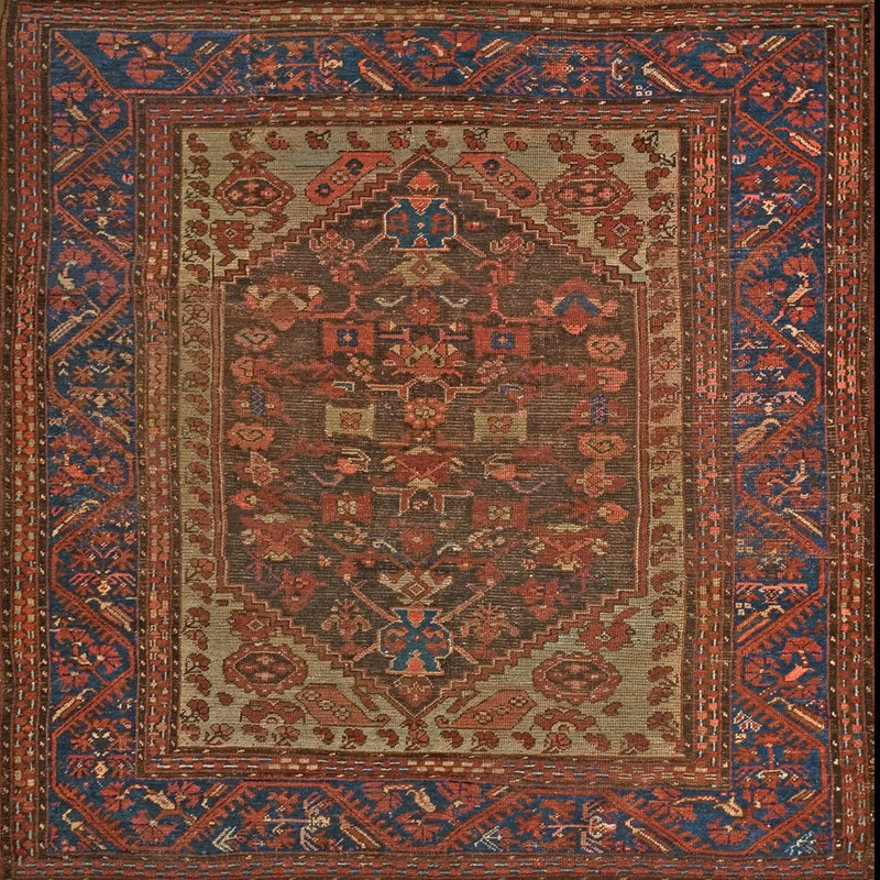 Small Antique Tribal Turkish Late 19th Century Kula Rug