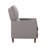 Upholstered Manual Pushback Recliner Armchair-720110222