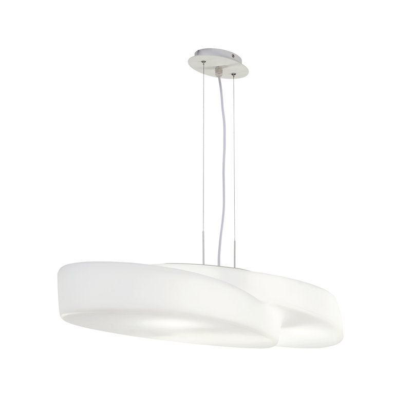 Bostrom 6 - Light Grey Geometric Pendant