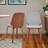 Rohail Leatherette Dining Chair with Slightly Curved Seat-1595663040-1595663043-1536494904