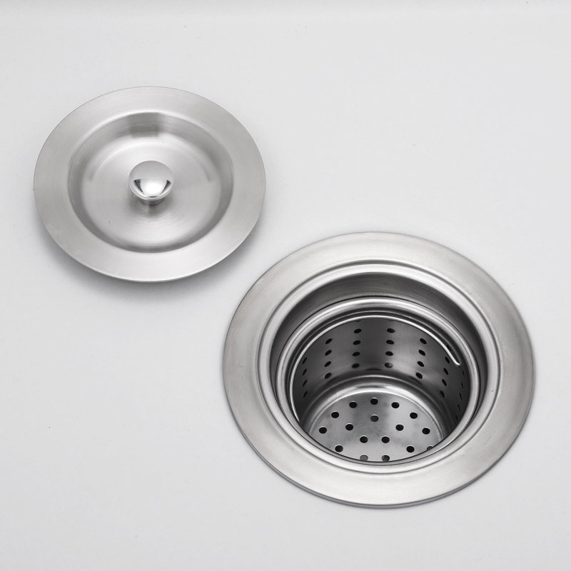 Évier de cuisine à quartz - Amortissement acoustique de 18 po x 16 po et fabrication avec crépine et grille pour l'hygiène L 18 po x l 16 po Bar rouille avancée technologie moderne