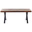 Dining Table CLIFTON Dark Brown -489150737