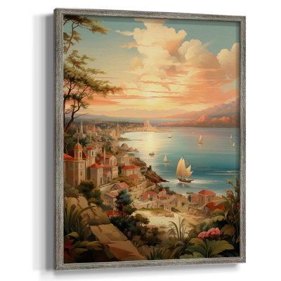 LANDSCAPES Series CCLXXXVIII Framed Print - Solid Wood