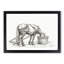 Horse Drinking by Jean Bernard - Picture Frame Drawing Print-55578855-55578853