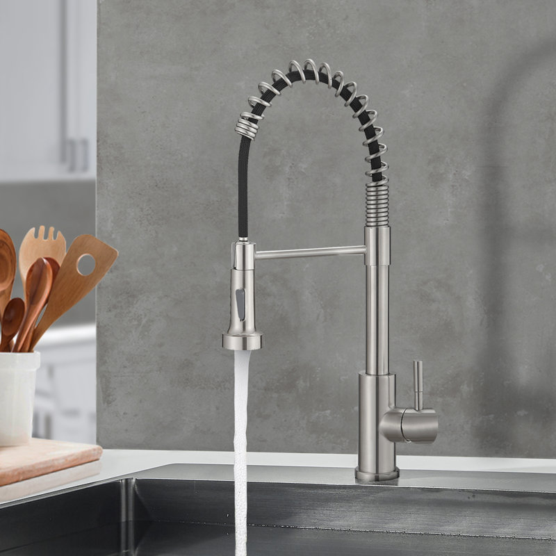 Robinet de cuisine HHK, Nickel brossé