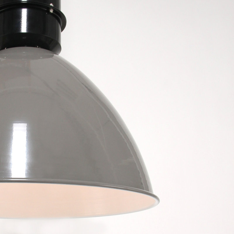 Ashlyn 1 - Light Dome Pendant, Grey/Brown/Blue