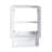 24" Bathroom Wall Cabinet, Soft Close Doors, Float Mounting Design,Glossy White,(KD-Packing)