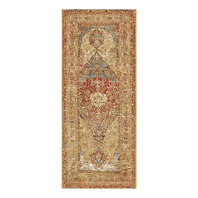 Tapis d'extérieur traditionnel, Tapis de couloir 2 pi x 5 pi 1 po