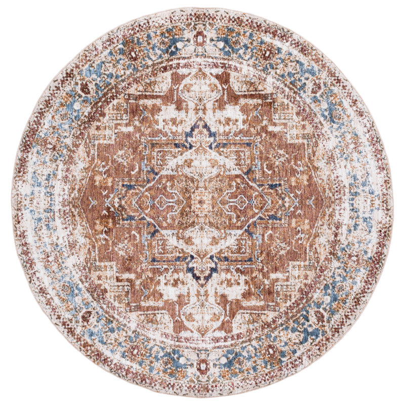 Dreyfus Performance Moroccan Rug, Round 6'7"