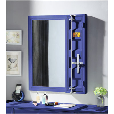 Miroir de salle de bain de haute qualité avec rangement sécuritaire et réflexion claire pour le toilettage quotidien et la conservation des objets personnels