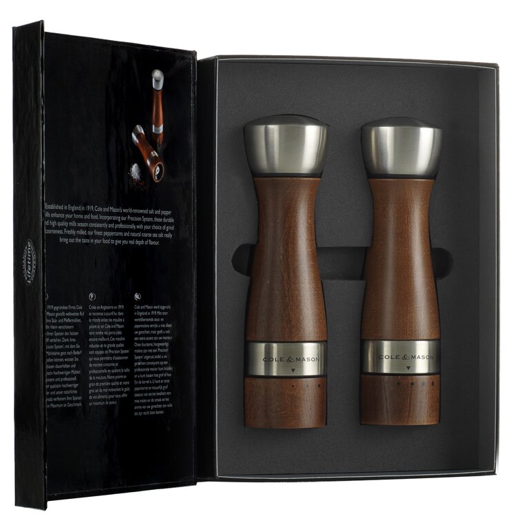 CHFS1106 Wood Salt & Pepper Mill Set