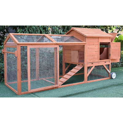 Aynsley 19 Square Feet Chicken Coop with Chicken Run For Up To 4 Chickens