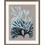 Seaweed On Taupe 6 Print by Hamptons