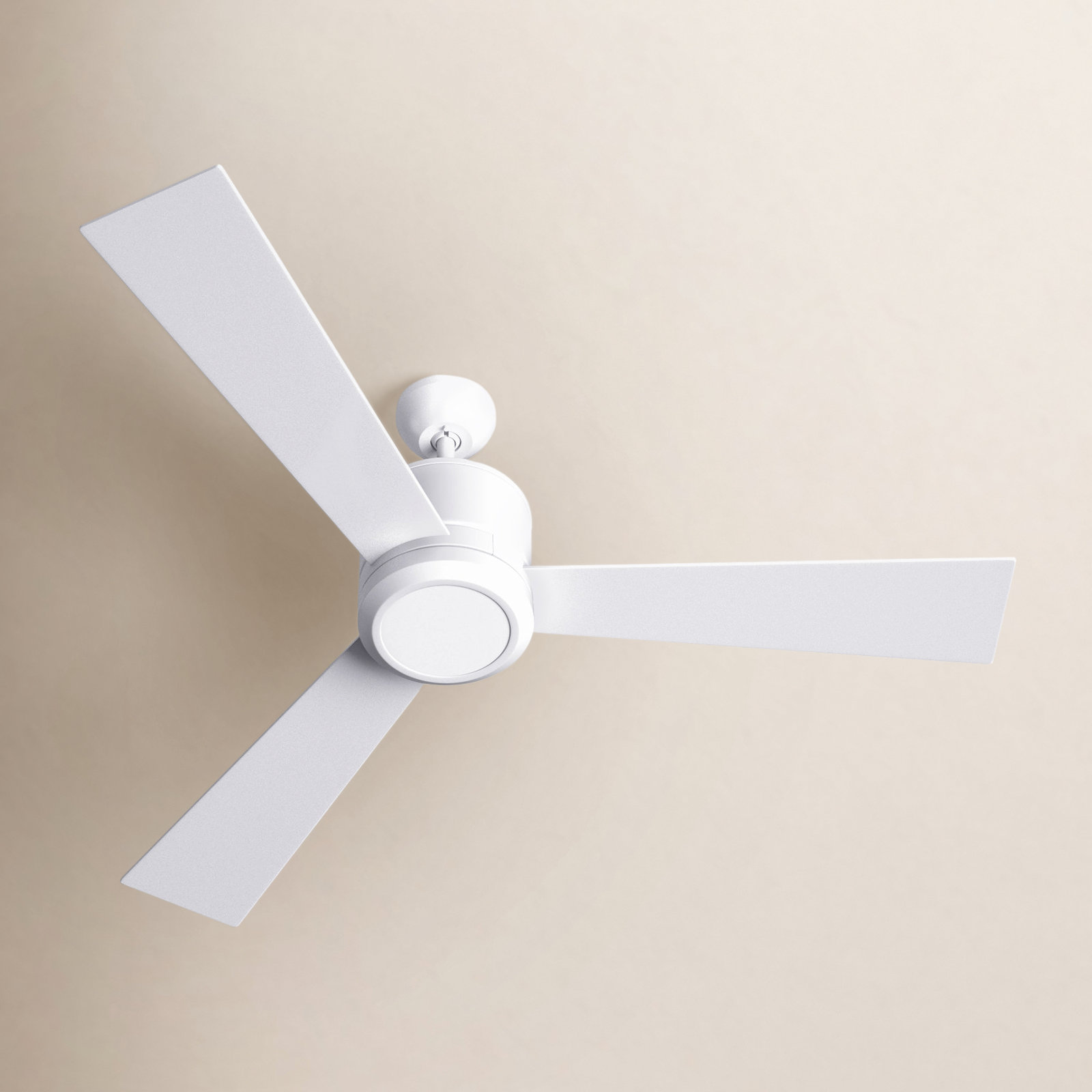 Tulsi Ceiling Fan with Light Kit, Matte White with White Blades, 56