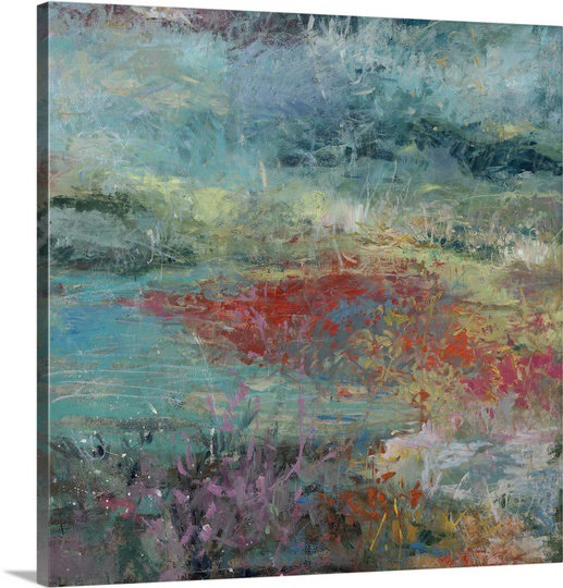 «Infuse Field», reproduction d'art Drexton, H 24 po x l 24 po x P 1,5 po, Toile