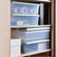 Wham Clip Rectangular Plastic Storage Boxes with Secure Clip Lock Lids Clear/Green Milieu/Stone-456411552-431639577