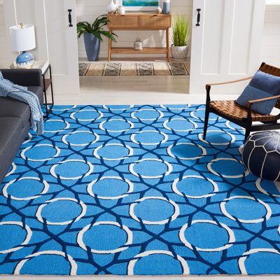 Aliz Hand Hooked Performance Geometric Rug
