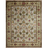 Golden Age Handmade Wool Floral and Oriental Area Rug