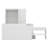 Wooden Platform Bed With Drawers, Shelves, Desk And Wardrobe-1846999933