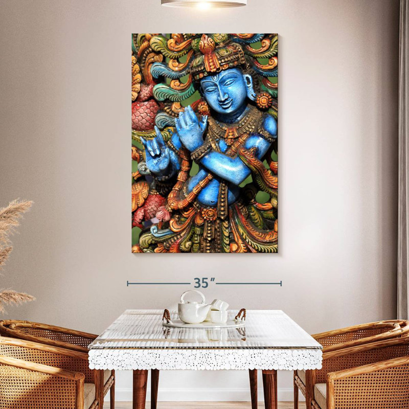 Adella Lord Krishna, 51" H x 34" W