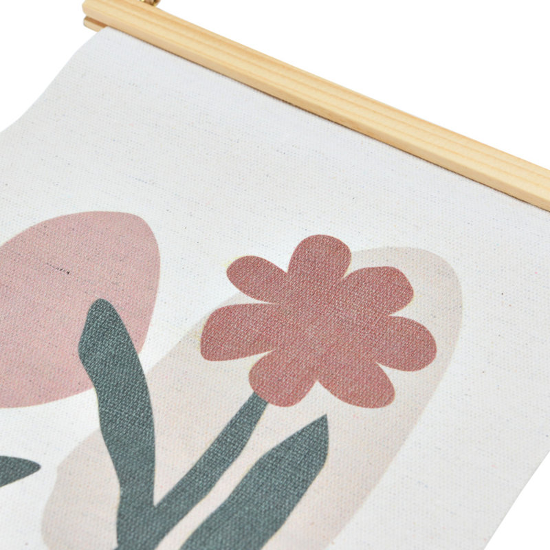 Abstract Floral Canvas Wall Scrolls