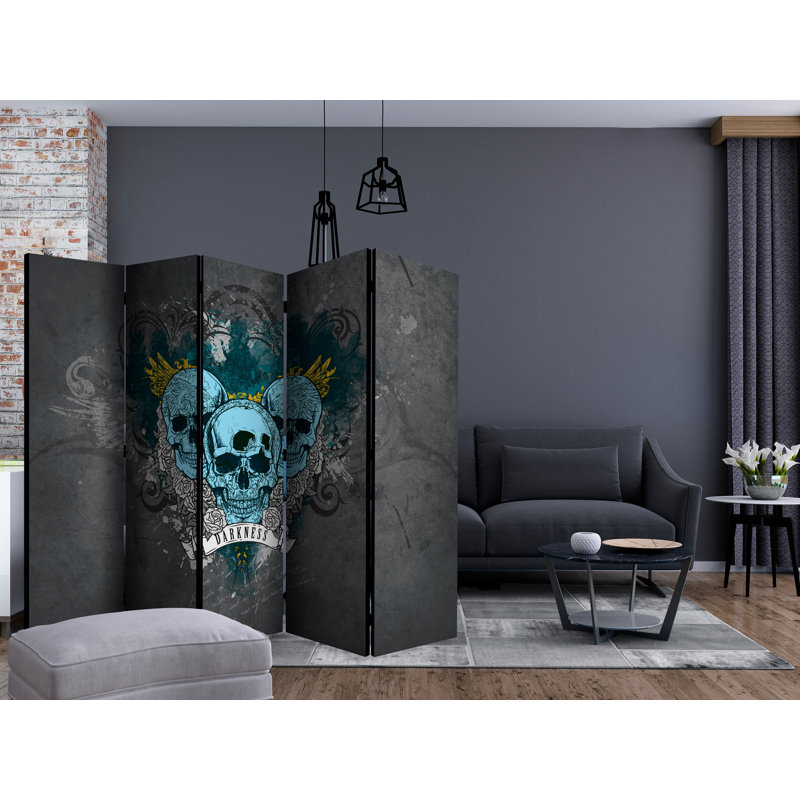 Room Divider - Darkness III II [Room Dividers], 5, 172cm H x 225cm W x 3cm D