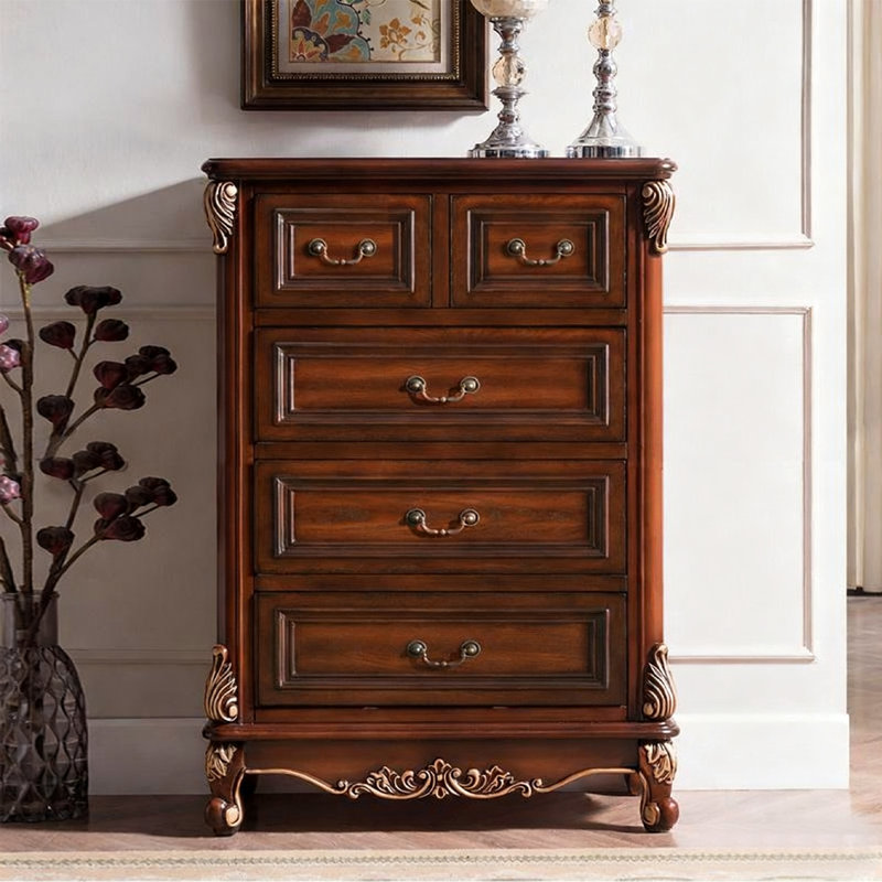 Brown Solid + Manufactured Wood Accent Cabinet, Brown