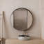 Armoire de salle de bain avec miroir et tablettes ajustables
