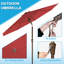 Parasol de patio 9 pi avec base-133047208