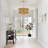 4- Light 19.6” Dimmable Hand Woven Drum Chandelier With Hemp Rope Shade