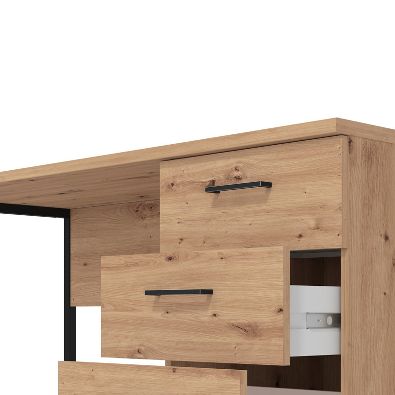 Metal Base Computer Desk