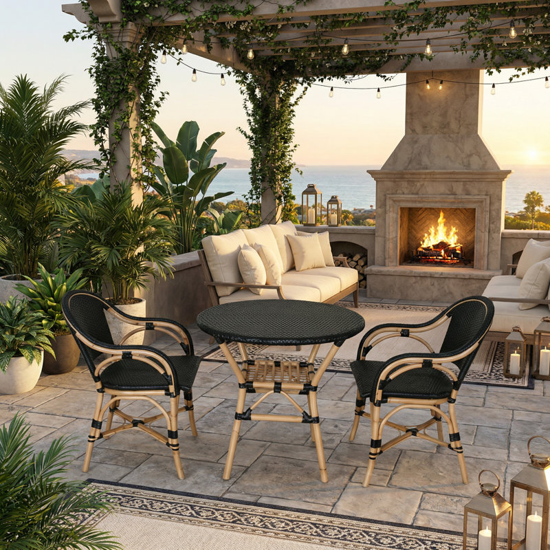 Betzabeth Patio Dining Set Round Table