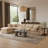 Itala Velvet L-Shaped Sectional Reversible-94482419
