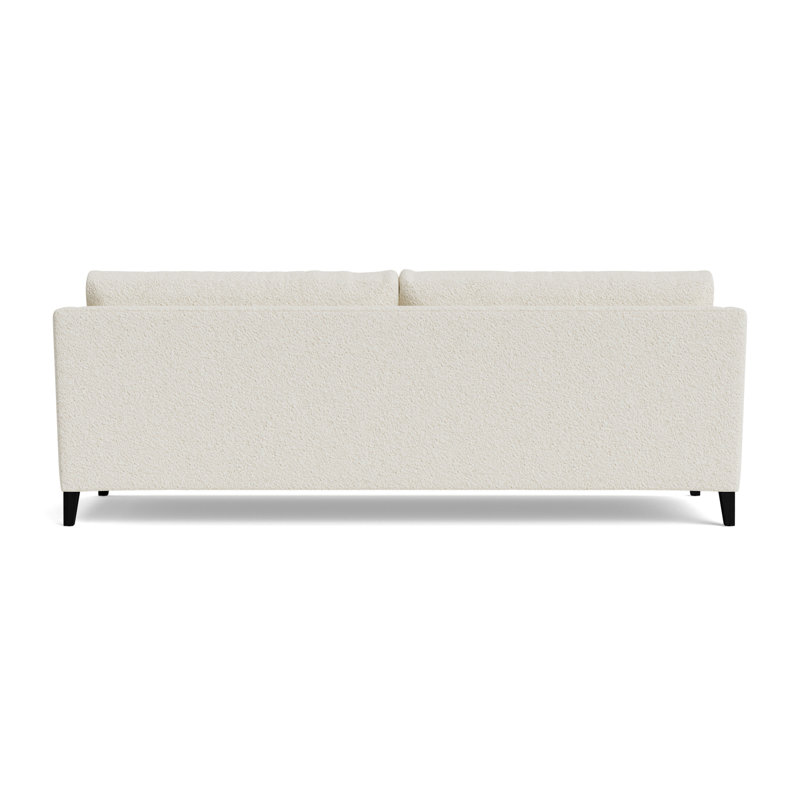 Gigi No Skirt 95 Sofa, Berber - Cream, Black