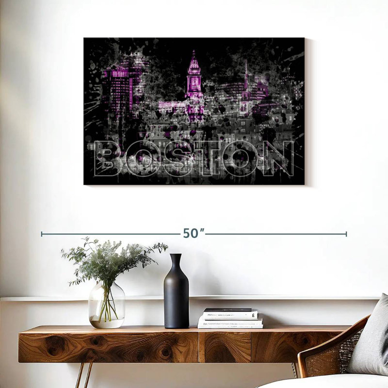 Ravi Boston Skyline Pop, H 24 po x l 36 po