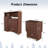 Multifunctional Folding Dining Table With Wall Mounted Sideboard