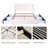Jeilyn Upholstered Platform Drawer Storage Bed-715103005-715103003