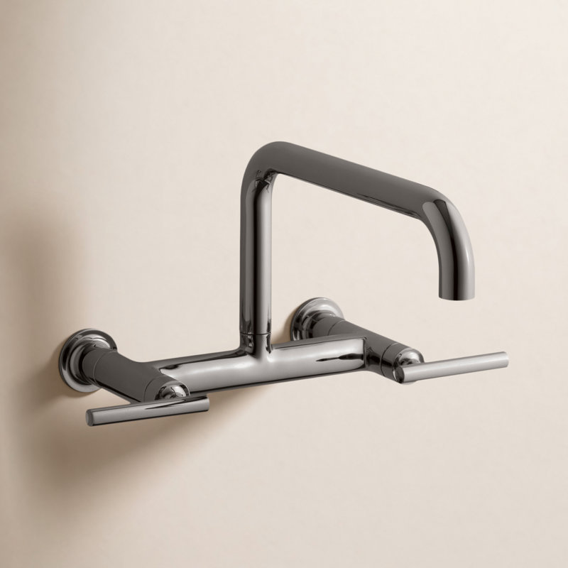 Purist Bridge Faucet, Titane éclatant