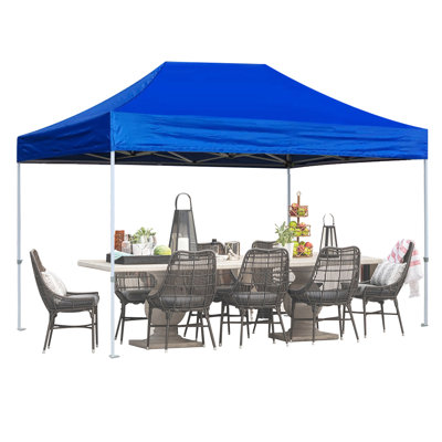 Amaziyah 96'' W x 96'' D Steel Pop-Up Canopy