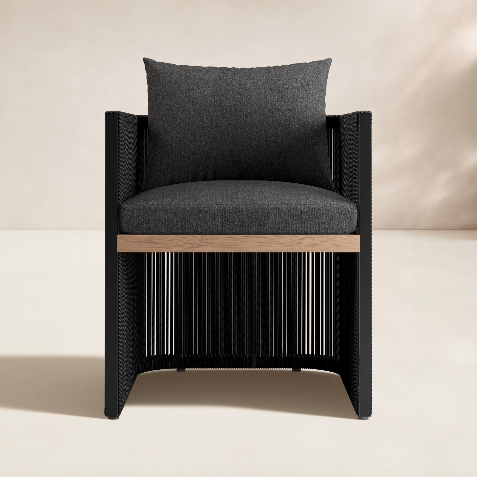 Fifer Teak Patio Armchair