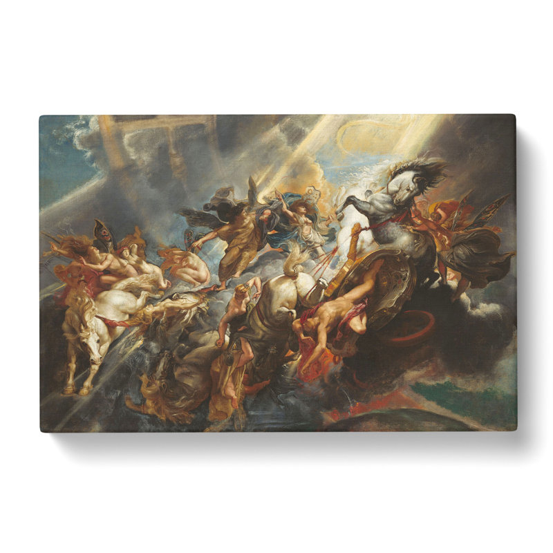 The Fall Of Phaeton by Peter Paul Rubens - Wrapped Canvas Painting, 50cm H x 76cm W x 3cm D