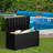 100Gallons Water Resistant Resin Lockable Deck Box(Rattan weave style)-101498986