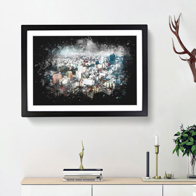 Buenos Aires Skyline in Argentina - Picture Frame Graphic Art Print