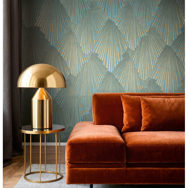 Galerie Fashion Icon Graphic Wallpaper, Green