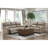 Luxurious Style Double Reclining Sofa 1Pc Brown Plush Comfortable Living Room Furniture